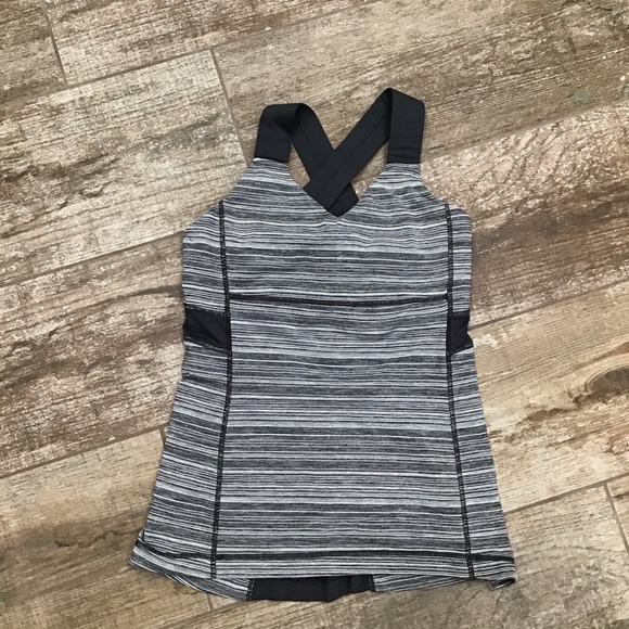 lululemon athletica Tops - Lululemon Athletica | gray racer back tank top
